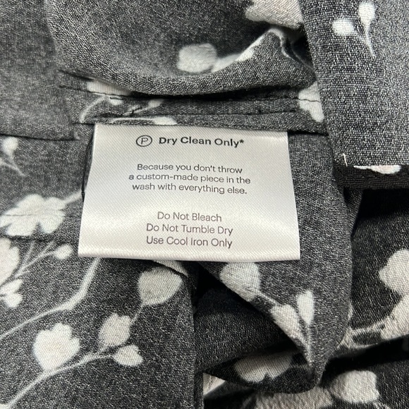 Fame and Partners Beautiful Cherry Blossom Long Sleeve Flare Mini Dress M64 - Picture 9 of 9